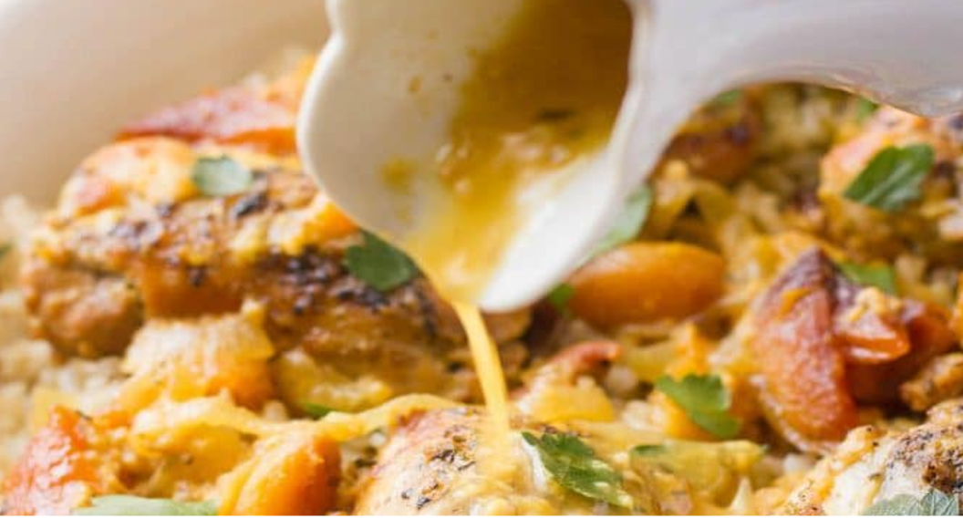 Slow Cooker Apricot Chicken